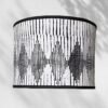 Lamp shade in batik Garis