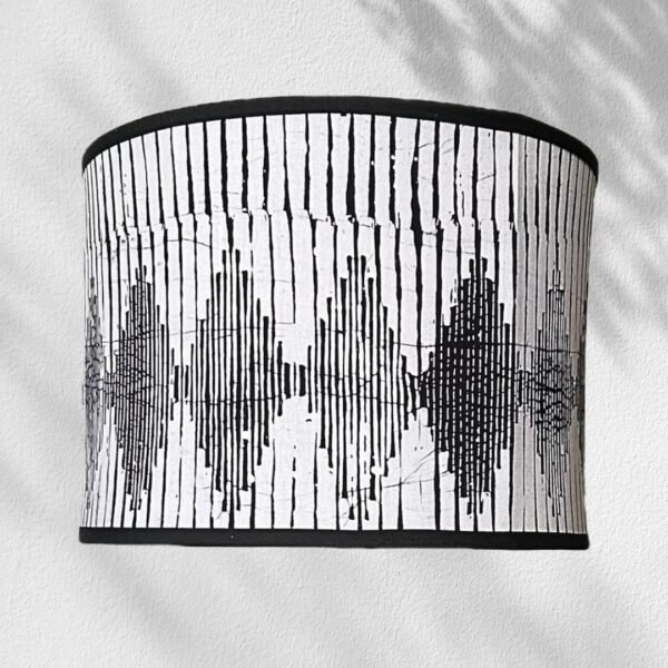 Batik Lamp Shades – Garis-min Lamp shade in batik Garis