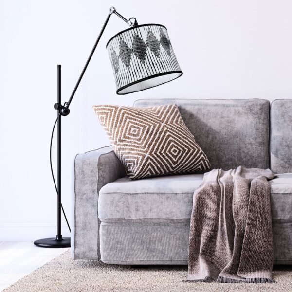 Lamp shade in batik Garis