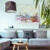 Lamp shade in batik Seri