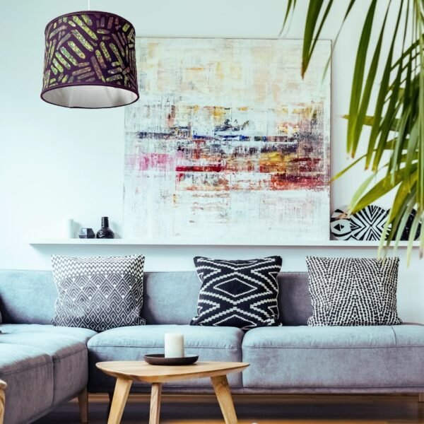 Lamp shade in batik Seri