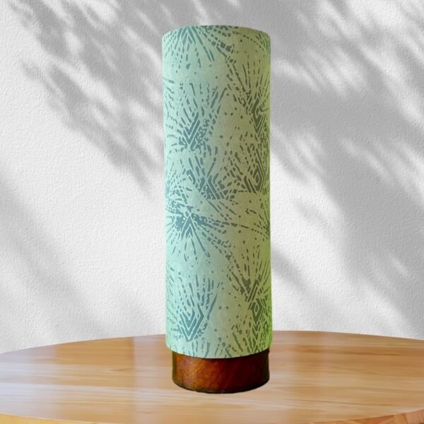 Eka table lamp – Rimbun-min Eka lamp in batik Rimbun